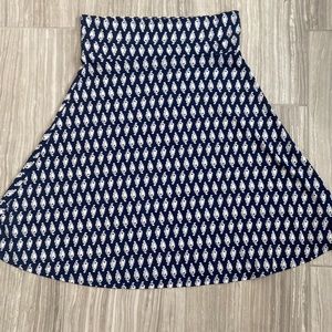 Lularoe Azure Skirt Size XL